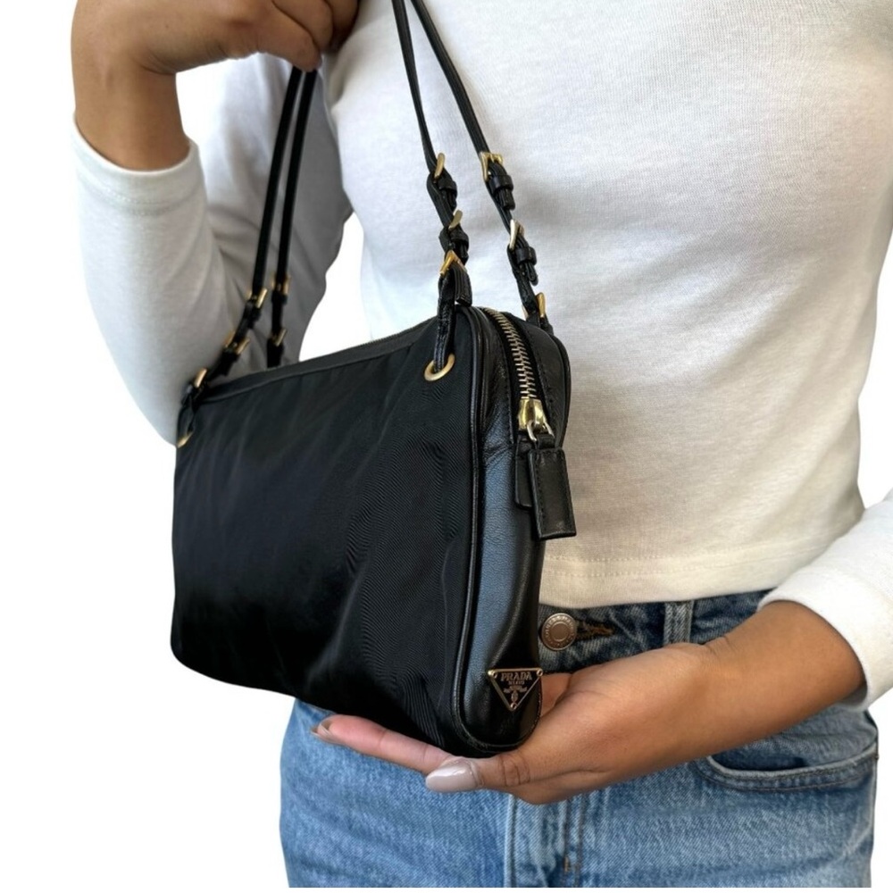 Prada Black Pochette Shoulder Bag